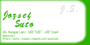 jozsef suto business card